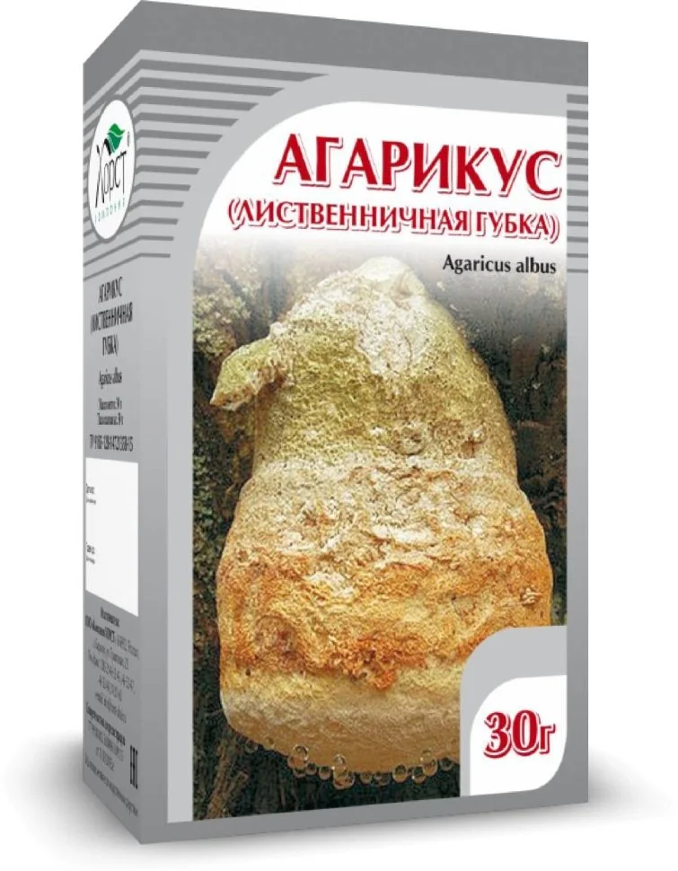 Купить Агарикус (лиственничная губка), 30 г., Хорст - отзывы цена ...
