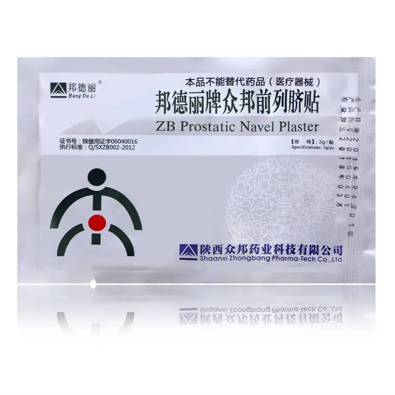 ⤳ Пластырь ZB Prostatic Navel Plaster (Шт.) → Цена, Отзывы.