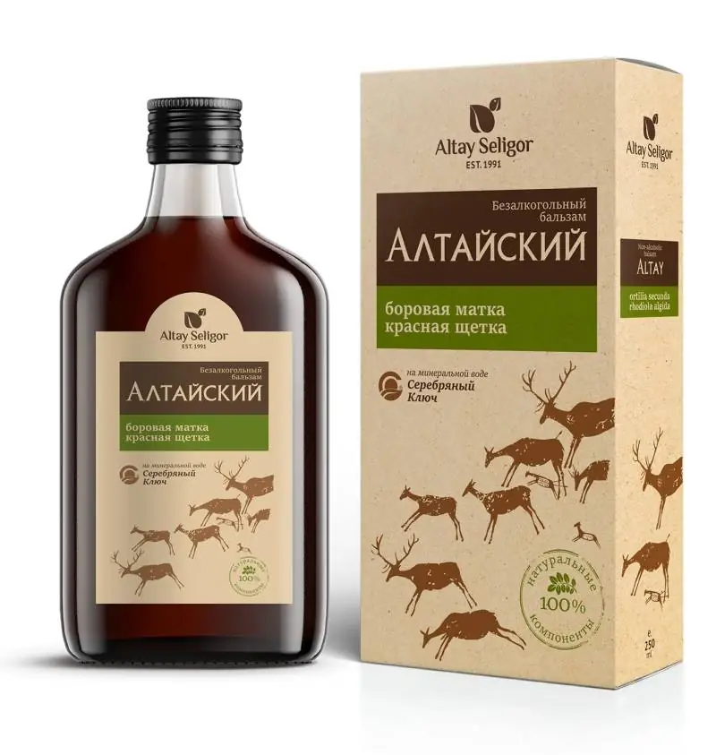 Купить Алтайский бальзам "Боровая матка, красная щетка", 250 мл., Алтай ...