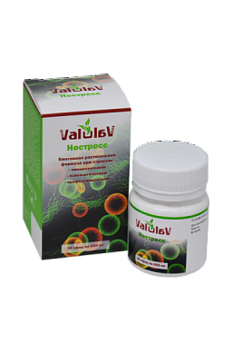 Valulav Нестресс растительная формула при стрессах, 30 сфер по 650 мг, Сашера-Мед
