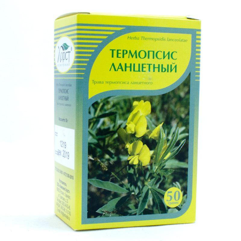 Термопсис ланцетный, трава, 50г., Хорст цена и фото