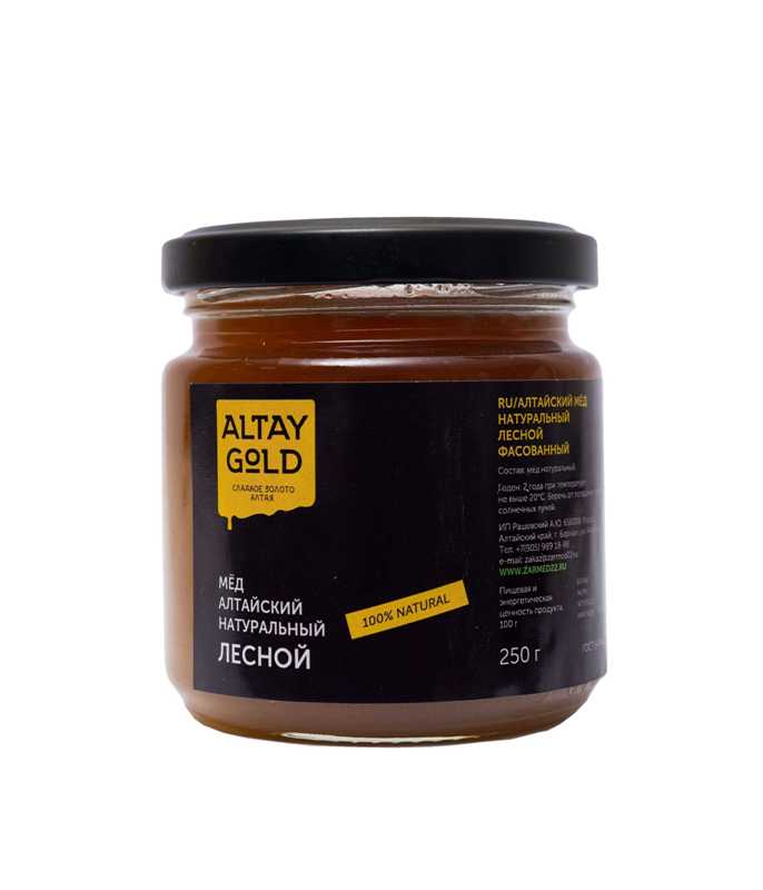 Мёд классический Лесной, 250 г, Altay GOLD мёд классический черноклёновый 250 г altay gold