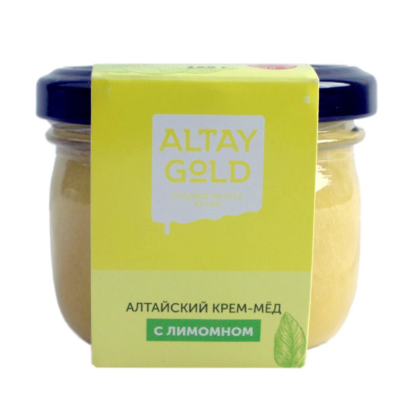 цена Крем-мед Лимон, 125 гр, Altay GOLD