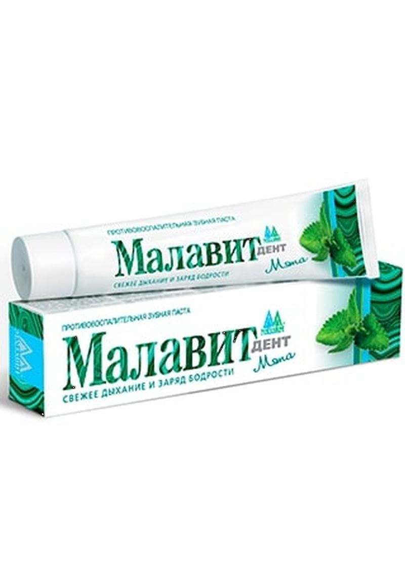 Зубная паста «Малавит Дент» МЯТА, 75 г., Малавит