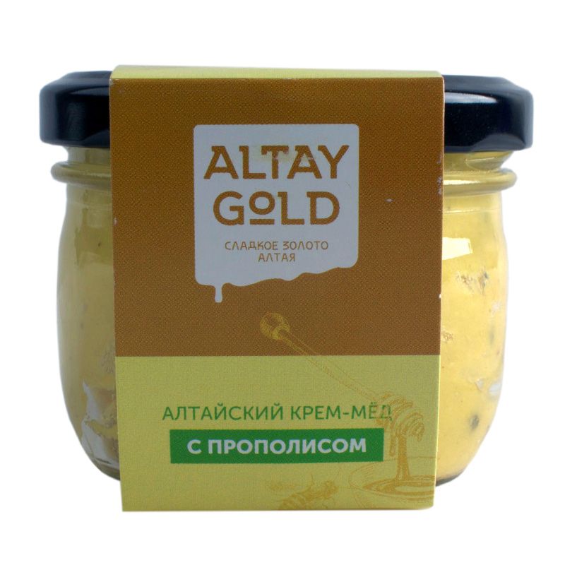 Крем-мёд Прополис, 125 г, Altay GOLD крем мёд голубая лагуна 125 г altay gold