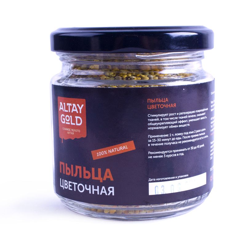 

Пыльца в гранулах 120 г, Altay GOLD