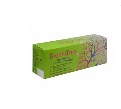 BronhiTree (Бронхи Три) KapsOila, Жир барсука в среде активаторе 10 шт по 500 мг, Сашера-Мед