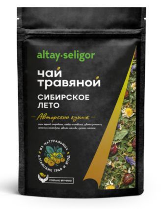 Чай травяной Сибирское лето, 50 гр, Алтай-Селигор чай черный сибирское лето altay seligor 50 г