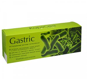 Gastric (Гастрик) KapsOila, капсула в среде активаторе 10 шт по 500 мг, Сашера-Мед novoslim новослим kapsoila капсула в среде активаторе 10 шт по 500 мг сашера мед