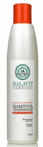Шампунь-кондиционер биоактивный Малавит для роста волос 250 мл., Малавит шампунь малавит для всех типов волос 200 мл малавит