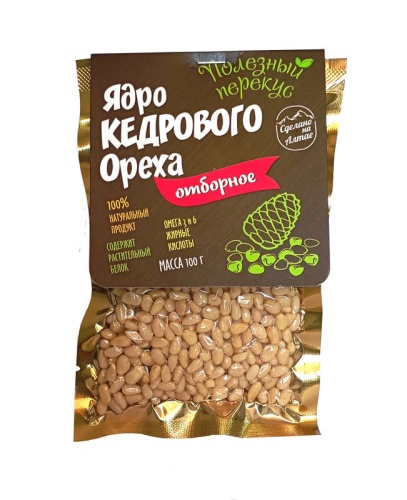 

Ядро кедрового ореха отборное, (100 гр.), Актру