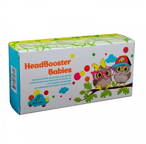 HeadBooster Babies органический комплекс для детей, монодозы 30 шт по 1,5 мл, Сашера-Мед