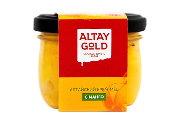 Крем-мёд Манго, 125 г, Altay GOLD крем мёд черника 125 г altay gold