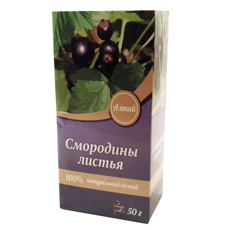 Смородина черная, лист, 50 г, КИМА