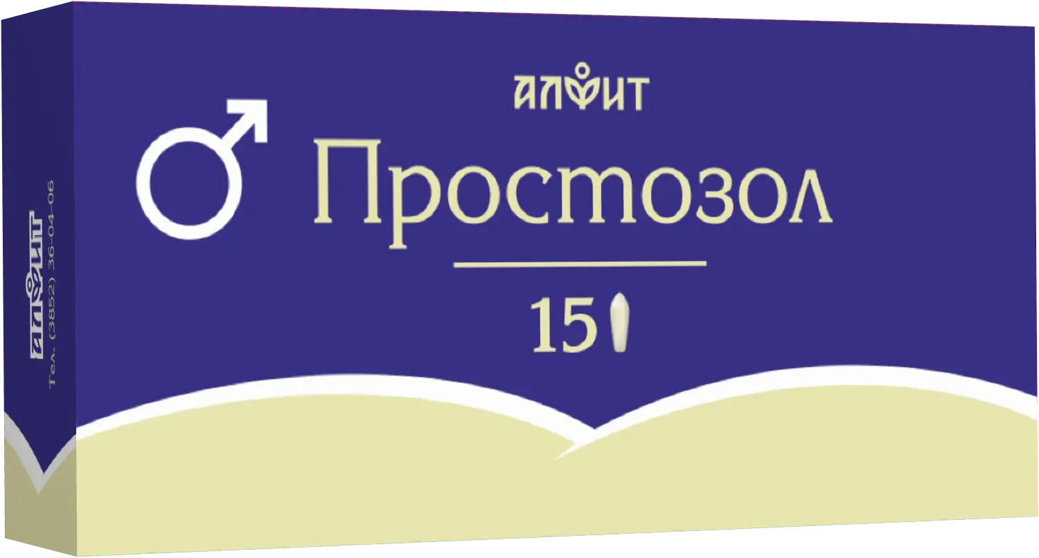 Свечи Простозол (Крем твердый) Мужское здоровье, по 0,2гр №15 супп  ректальные, Алфит