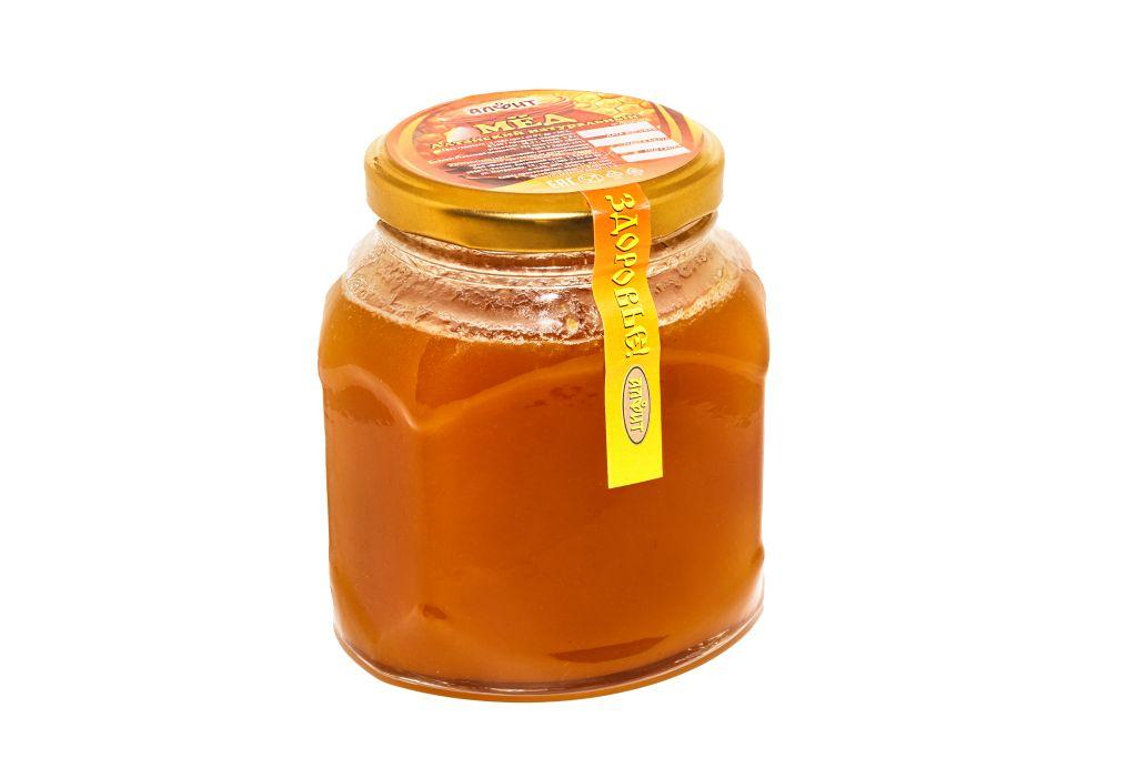 мед 0,75 Натуральный цветочный Алтайский, 750 г, Алфит