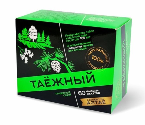 Травяной сбор Таежный ( 60 фильтр-пакетов), Фарм-Продукт травяной сбор иммунный 60 фильтр пакетов фарм продукт чайные напитки чай