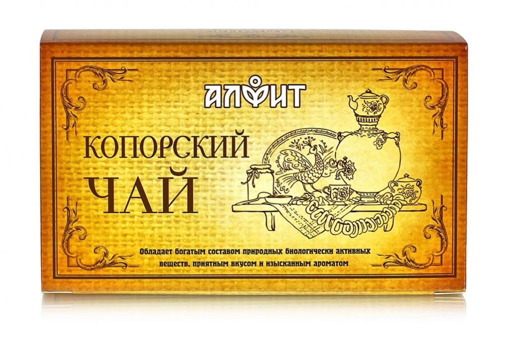 Копорский чай (Иван-чай), 40 г (20 ф-пак по 2 г), Алфит