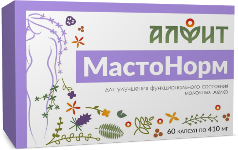 

БАД Фитосборы в капсулах Мастонорм (блистер), 60 капсул по 410 мг, Алфит