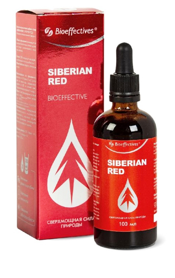 Клеточный сок пихты усиленный SIBERIAN RED (САЙБИРИЕН РЕД), 100 мл, Bioeffectives