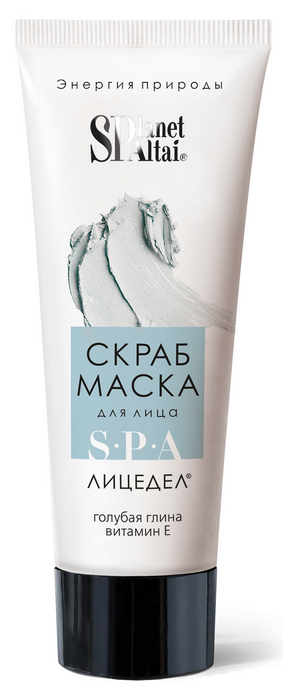 Planet SPA Altai Скраб-маска для лица Лицедел, 75 мл,  Две линии