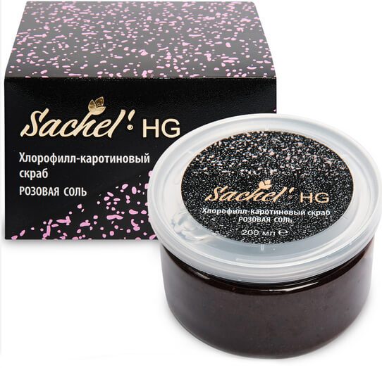 Сашель HG скраб для тела с розовой солью, 200 мл, Сашера-Мед