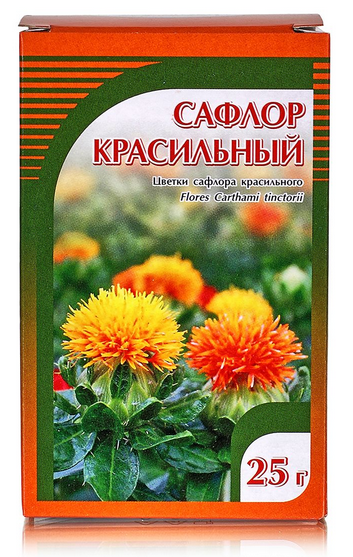 Сафлор красильный, цвет 25 г.