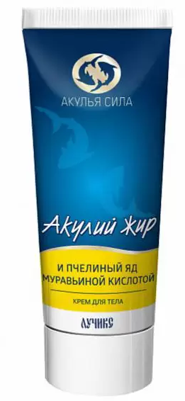 цена Акулий жир гель и пчелиный яд с муравьиной кислотой, 75мл, ТвинсТэк