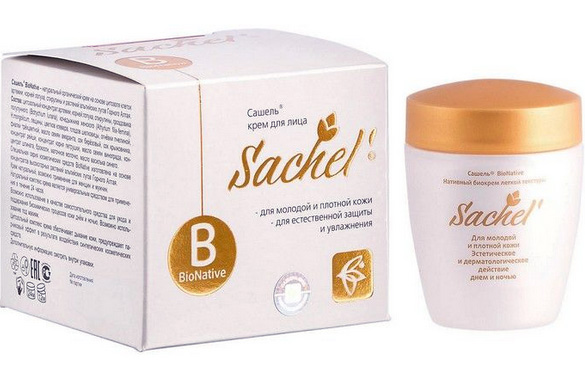 Сашель BioNative (крем для лица для молодой и плотной кожи) , 30 мл., Сашера-Мед