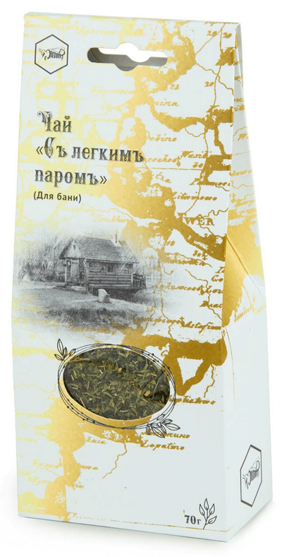 Чай С лёгким паром (для бани), 70 г., Жива