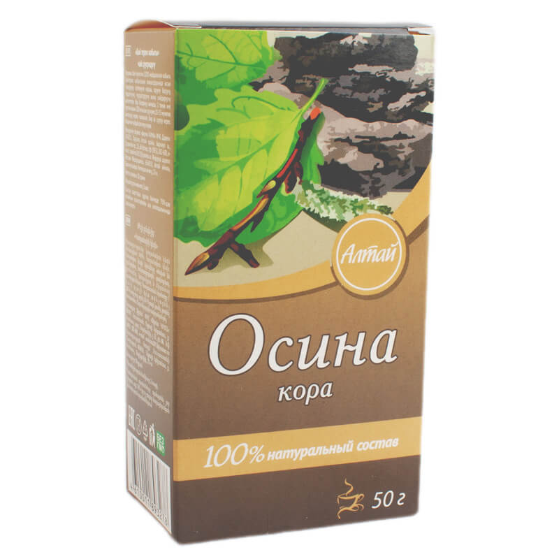 Осина кора, 50 г, КИМА