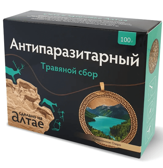 Травяной сбор Антипаразитарный, 100г, Фарм-Продукт травяной сбор сахарный диабет 60 фильтр пакетов фарм продукт чайные напитки чай