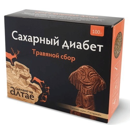 Травяной сбор Сахарный диабет, 100г, Фарм-Продукт