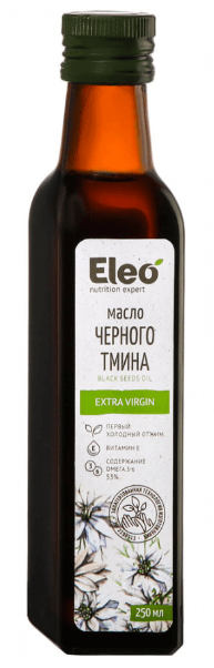 Масло черного тмина, 250 мл. , серия Eleo масло черного тмина eleo 250 мл