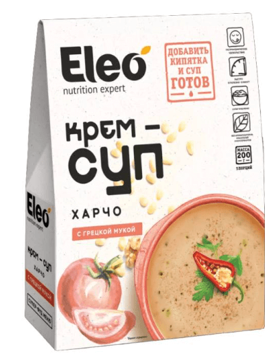 Крем-суп харчо с грецкой мукой, 200 г. (5*40 г) , серия Eleo