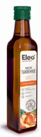Масло тыквенное, 250 мл. , серия Eleo масло рыжиковое 250 мл серия eleo