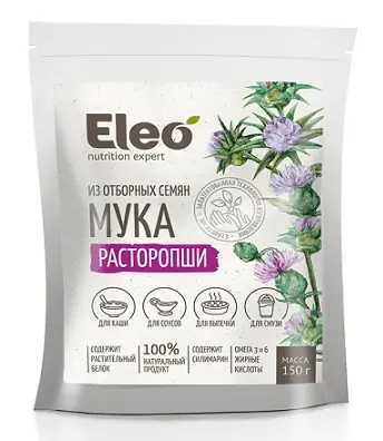 Купить Мука расторопши, 150 г., серия Eleo - отзывы цена инструкция