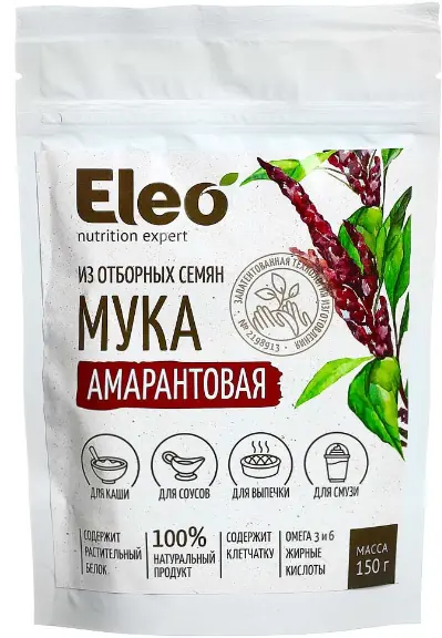 Купить Мука амаранта, 150 г., серия Eleo в =9Монахов= цена и отзывы
