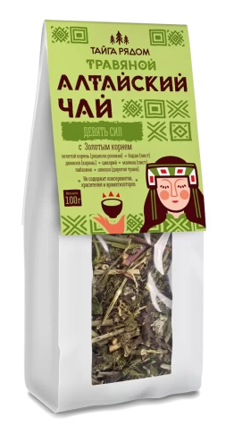 Алтайский травяной чай Девять сил с марьиным корнем, 100 г., серия Тайга рядом