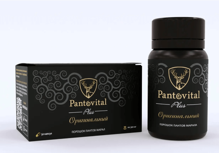 Пантовитал+ Оригинальный (30 капсул по 300 мг), Pantovital