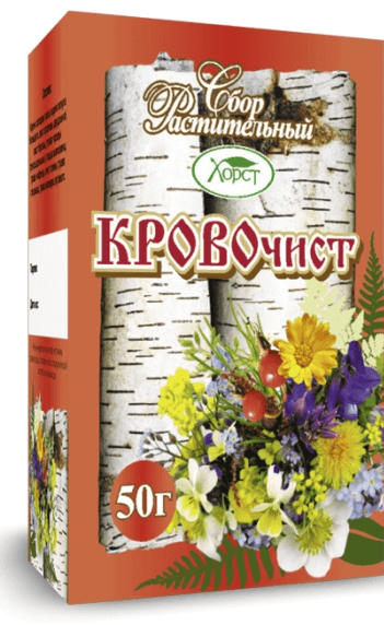 Травяной сбор «Кровочист», россыпь 50 г., Хорст травяной сбор медуницы 50 г