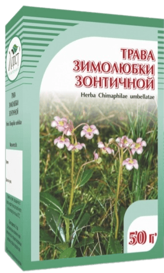 Зимолюбка зонтичная, трава, 50 г., Хорст зубчатка поздняя трава 50 г хорст