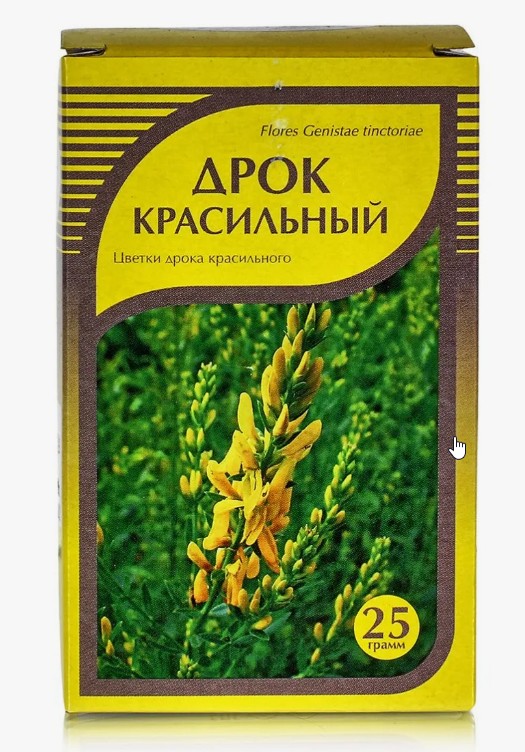 Дрок красильный, цветки 25 г., Хорст