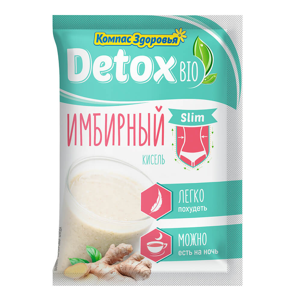 Кисель detox bio SLIM имбирный, 25 г