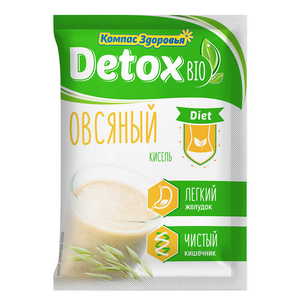 Кисель detox bio DIET овсяный, 25 г.