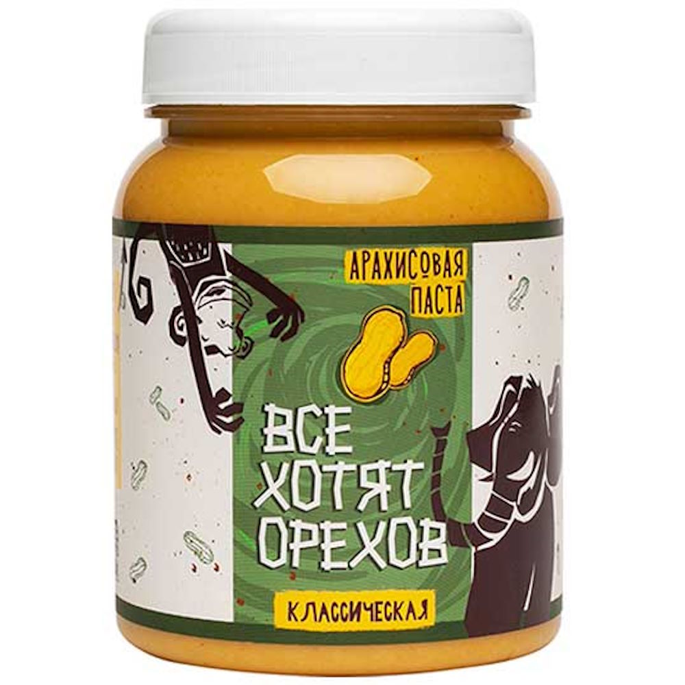 

Арахисовая паста «Все хотят орехов» Классическая, 330 гр, Фуд Сторис