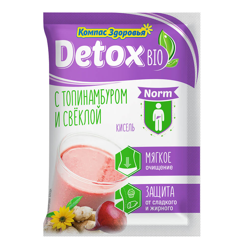 

Кисель detox bio NORM с топинамбуром и свеклой, 25 г.