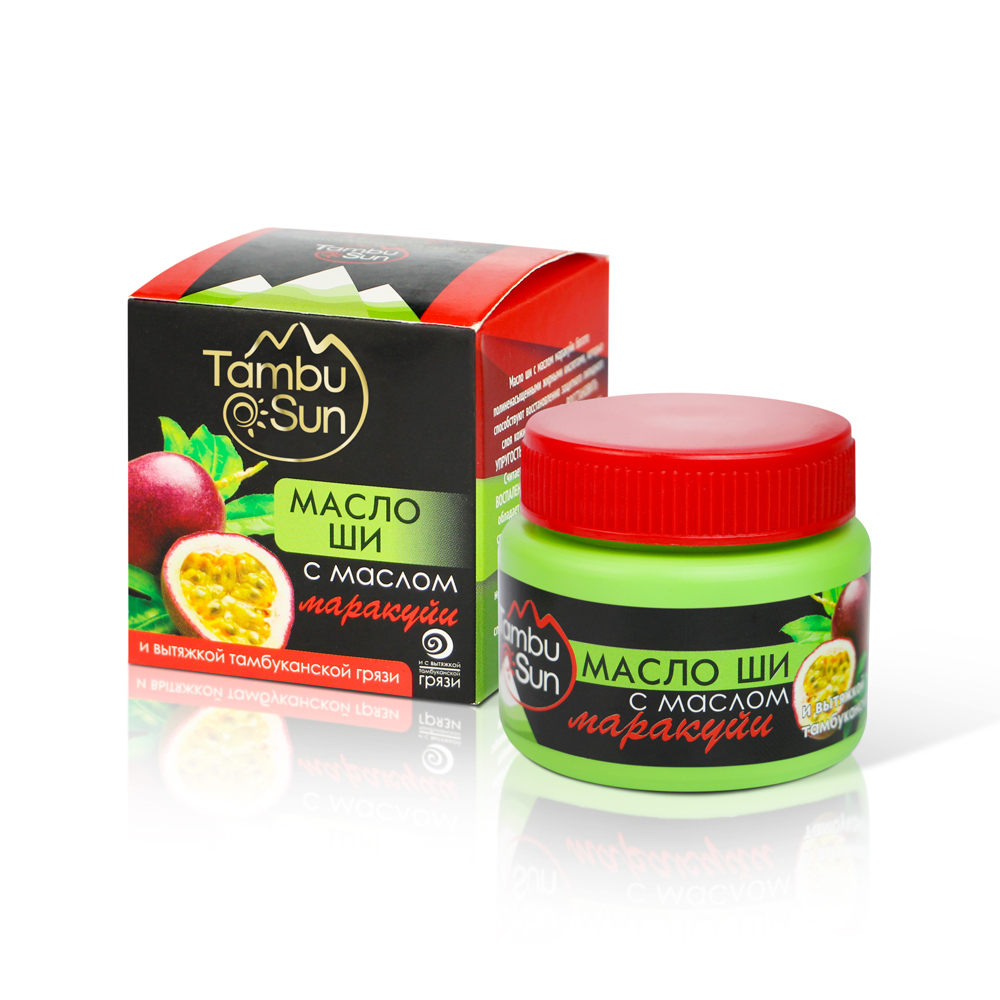 Масло Ши с маслом маракуйи пластик 50 мл TambuSun 234₽