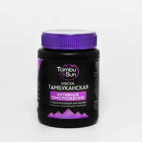 Маска для лица тамбуканская Активное омоложение пластик 100 мл TambuSun 304₽