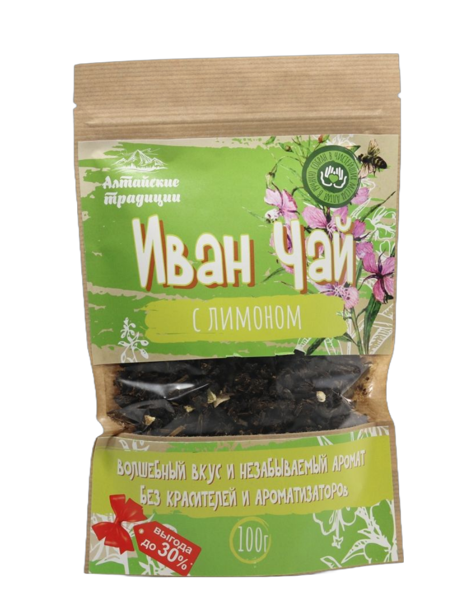 

Иван-чай ферментированный с лимоном, 100г., Алтайские Традиции